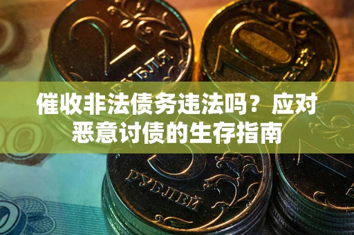 济南催收非法债务违法吗？应对恶意讨债的生存指南