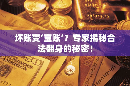 济南坏账变‘宝账’？专家揭秘合法翻身的秘密！