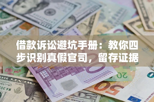 济南借款诉讼避坑手册：教你四步识别真假官司，留存证据不踩雷