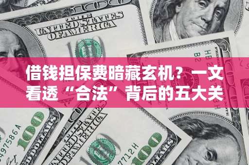 济南借钱担保费暗藏玄机？一文看透“合法”背后的五大关键陷阱