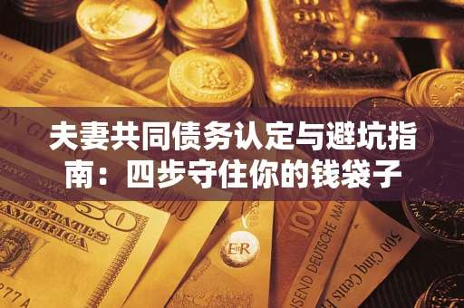 济南夫妻共同债务认定与避坑指南：四步守住你的钱袋子